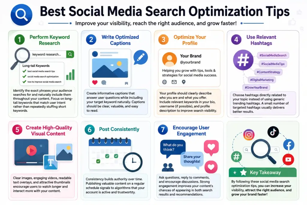 Best Social Media Search Optimization Tips - Social Media Search Engines