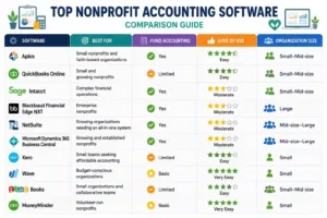 Quick Nonprofit Accounting Software Comparison